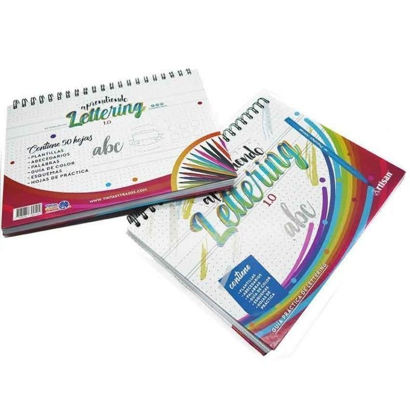 KIT APRENDIENDO LETTERING X 48 COLORES  ARTISAN