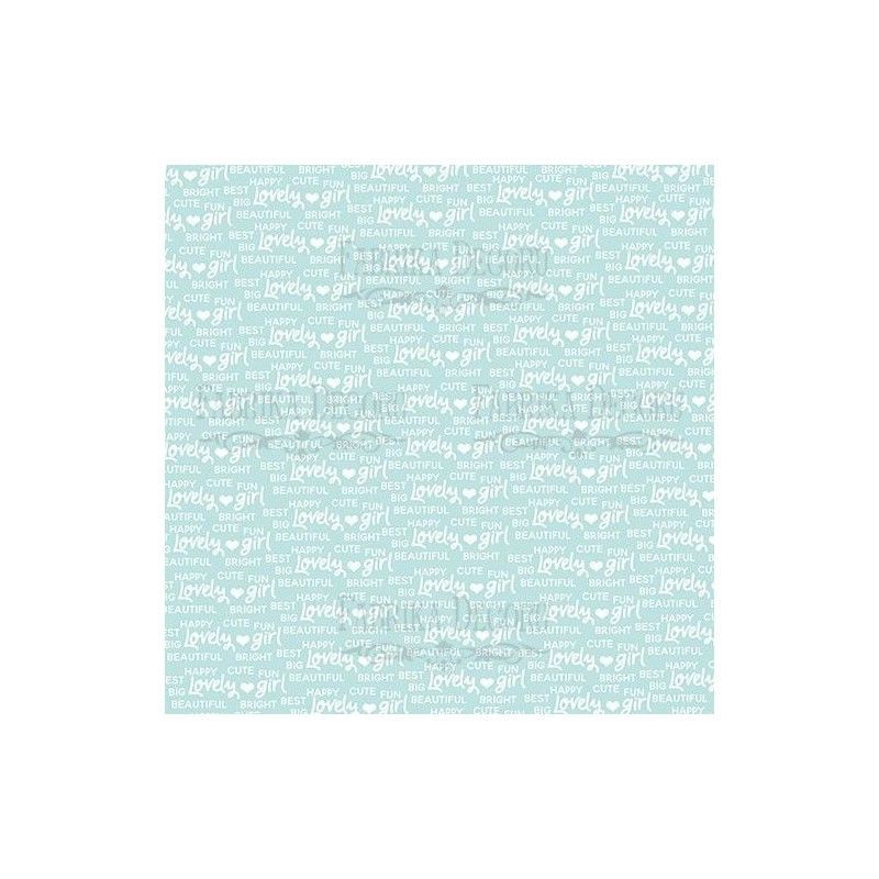 SET DE PAPELES PARTY GIRL 20 X 20 CM (DOBLE CARA)