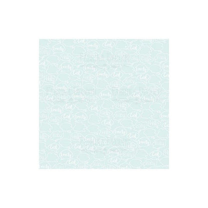 SET DE PAPELES PUFFY FLUFFY GIRL 20 X 20 CM (DOBLE CARA)