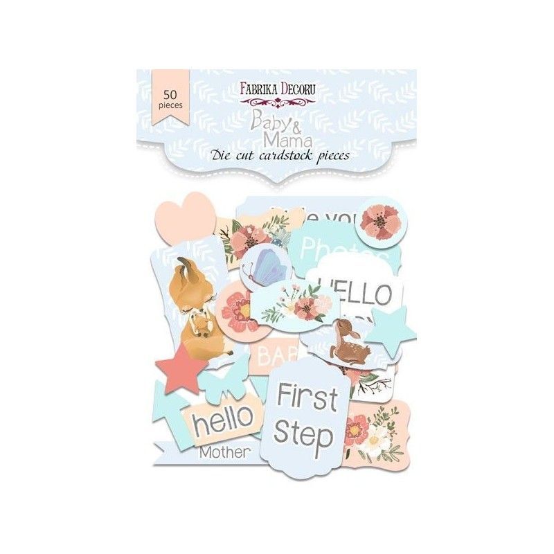 DIE CUTS  BABY & MOM 50 PCS