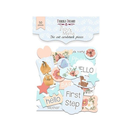 DIE CUTS  BABY & MOM 50 PCS