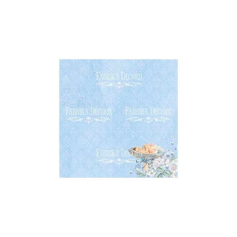 SET DE PAPELES SHABBY BABY BOY 30.5 X 30.5 CM (DOBLE CARA)