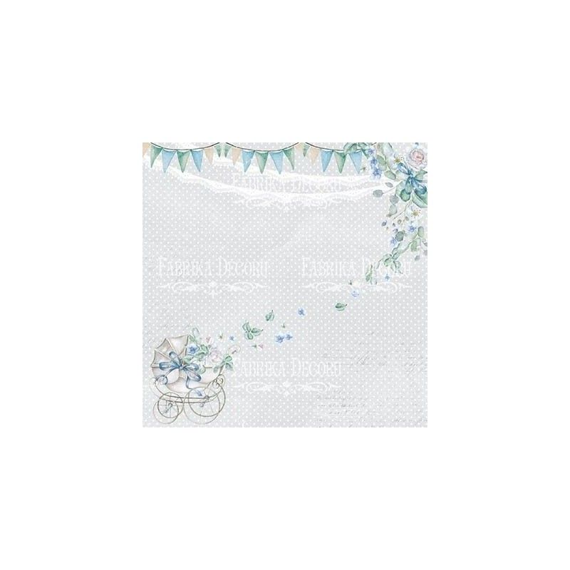 SET DE PAPELES SHABBY BABY BOY 30.5 X 30.5 CM (DOBLE CARA)