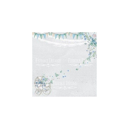 SET DE PAPELES SHABBY BABY BOY 30.5 X 30.5 CM (DOBLE CARA)