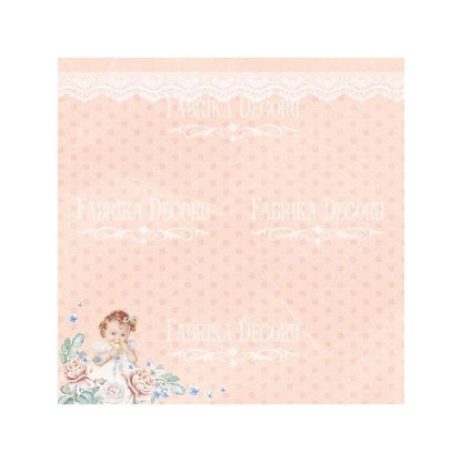 SET DE PAPELES Shabby Baby Girl 20 x 20 CM (DOBLE CARA)