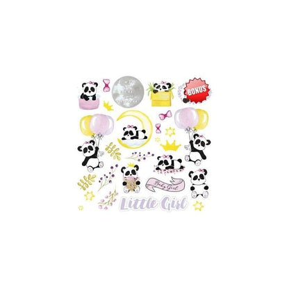 SET DE PAPELES MY LITTLE BABY GIRL 20 x 20 CM (DOBLE CARA)