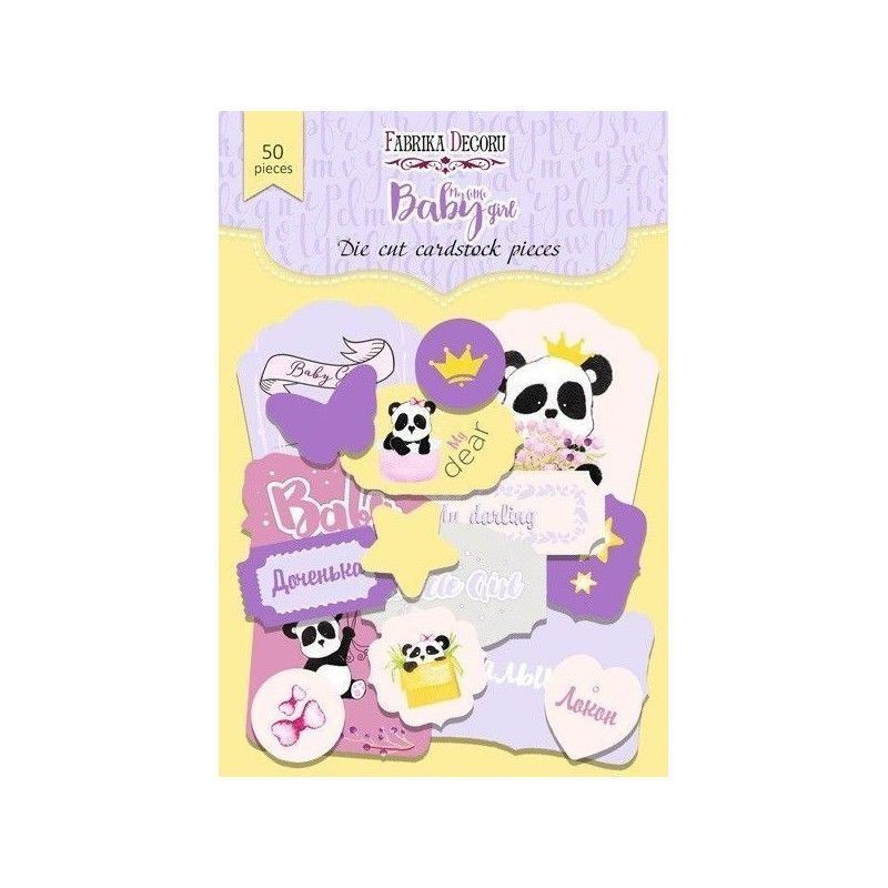 DIE CUTS MY LITTLE BABY GIRL (42 PCS)