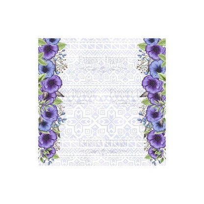 SET DE PAPELES MIND FLOWERS 20 X 20 CM (DOBLE CARA)