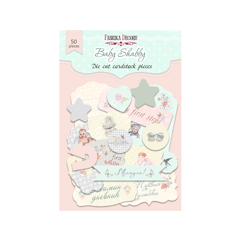 DIE CUTS BABY SHABBY (50 PCS)