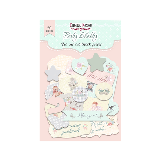 DIE CUTS BABY SHABBY (50 PCS)