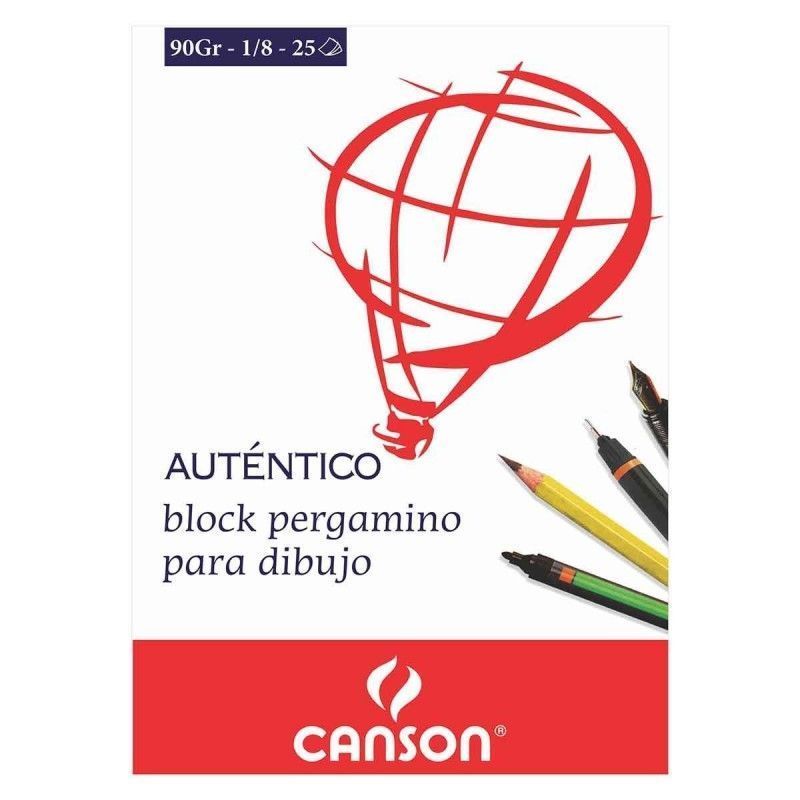 BLOCK PERGAMINO CANSON 1/8 (25 PCS)