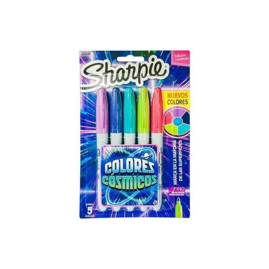 MARCADOR SHARPIE COSMICOS (5 PCS)