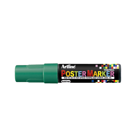 MARCADOR DE TEMPERA POSTER MARKER 12MM VERDE EPP-12