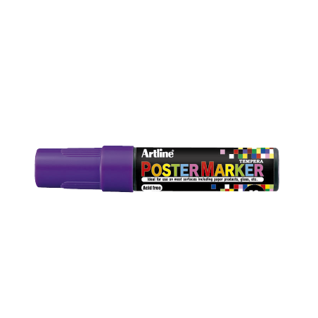 MARCADOR DE TEMPERA POSTER MARKER 12MM PURPURA EPP-12