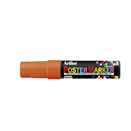 MARCADOR DE TEMPERA POSTER MARKER 12MM NARANJA FLUO EPP-12