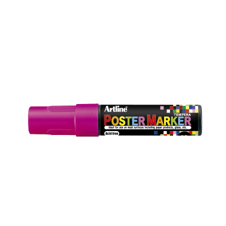 MARCADOR DE TEMPERA POSTER MARKER 12MM ROSADO FLUO EPP-12