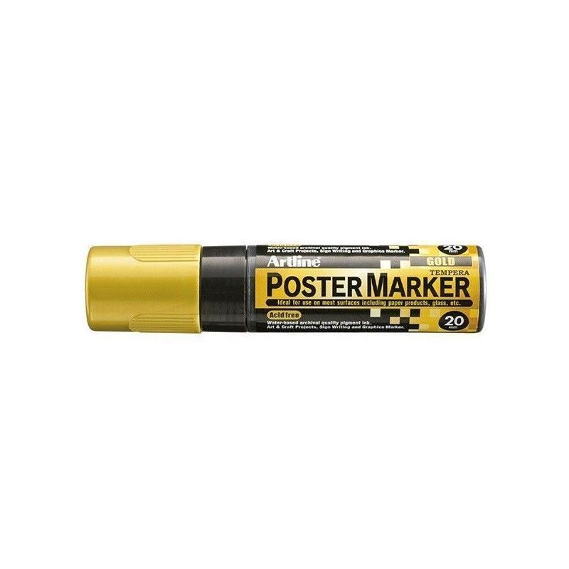 MARCADOR DE TEMPERA POSTER MARKER 20MM DORADO EPP-20