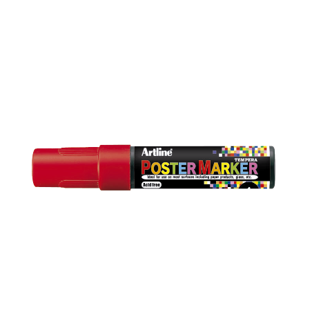 MARCADOR DE TEMPERA POSTER MARKER 6MM ROJO EPP-6