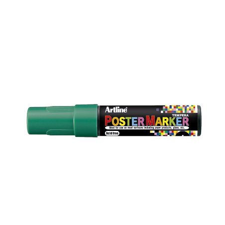 MARCADOR DE TEMPERA POSTER MARKER 6MM VERDE EPP-6