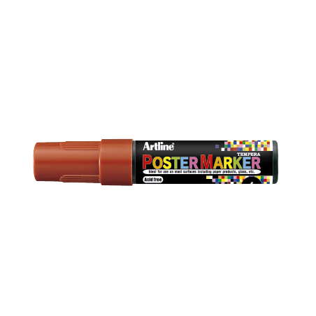 MARCADOR DE TEMPERA POSTER MARKER 6MM CAFE EPP-6