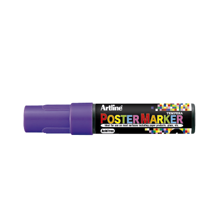 MARCADOR DE TEMPERA POSTER MARKER 6MM PURPURA EPP-6