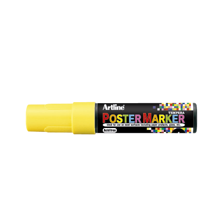 MARCADOR DE TEMPERA POSTER MARKER 6MM AMARILLO FLUO EPP-6