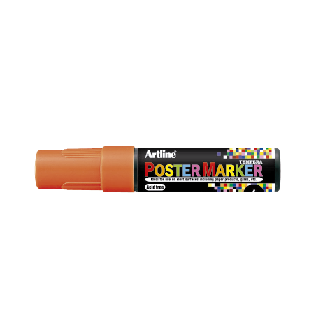 MARCADOR DE TEMPERA POSTER MARKER 6MM NARANJA FLUO EPP-6