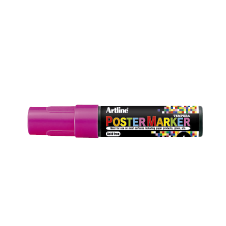 MARCADOR DE TEMPERA POSTER MARKER 6MM ROSADO FLUO EPP-6