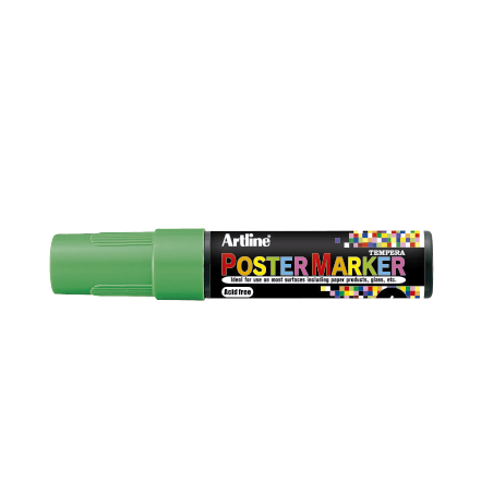 MARCADOR DE TEMPERA POSTER MARKER 6MM VERDE FLUO EPP-6