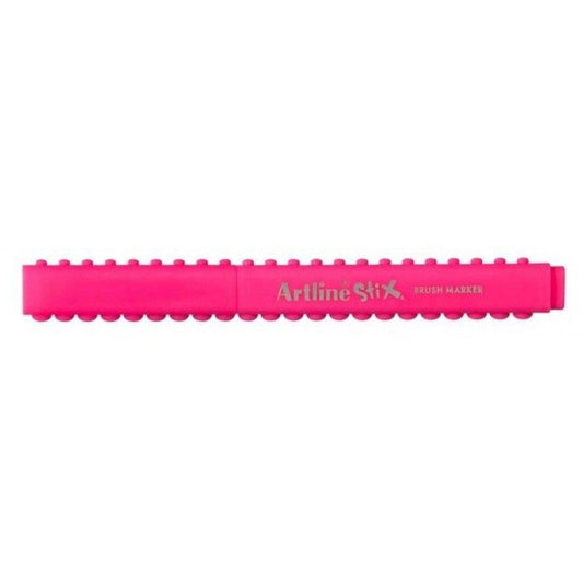 MARCADOR PUNTA PINCEL STIX ROSADO FLUO