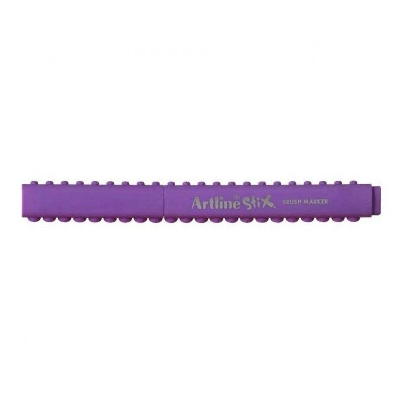 MARCADOR PUNTA PINCEL STIX PURPURA FLUO