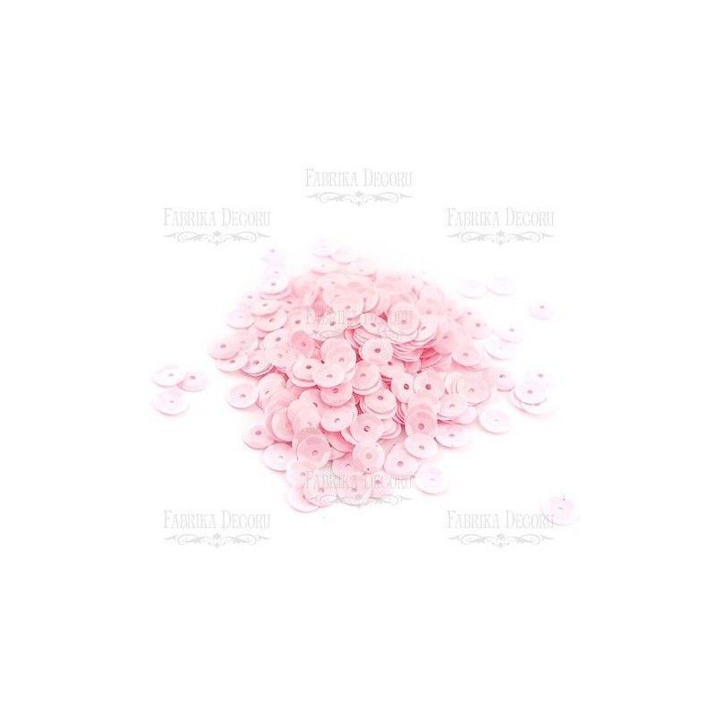 LENTEJUELAS COLOR ROSA (7 mm)