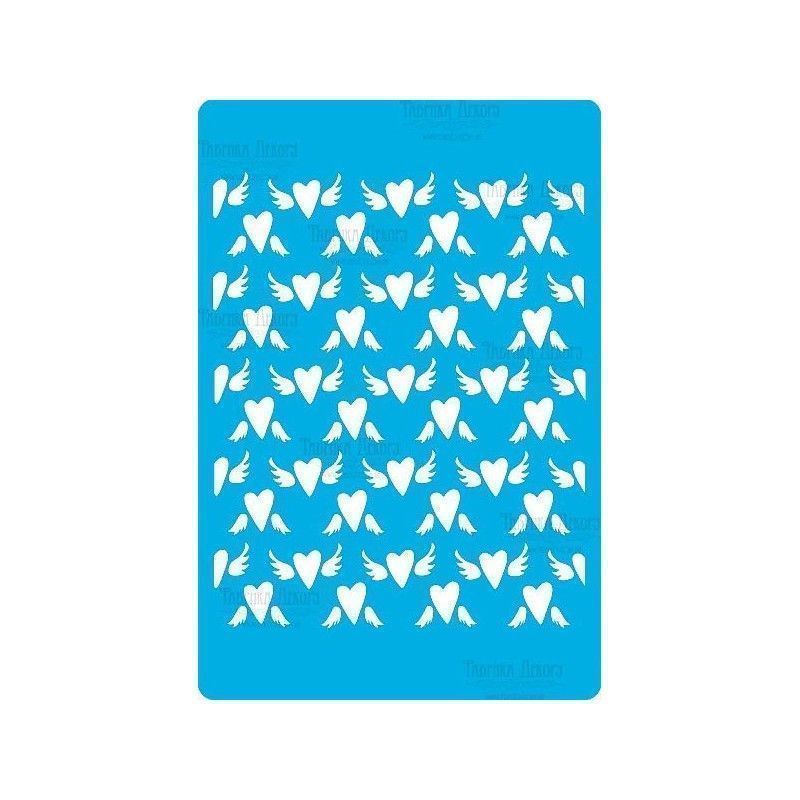 STENCIL FONDO CUPIDOS (15 X 20 CM)