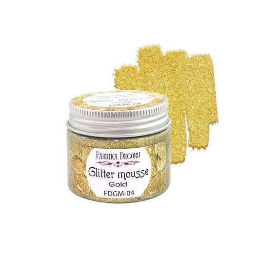 MOUSSE GLITTER COLOR GOLD (50 ml)