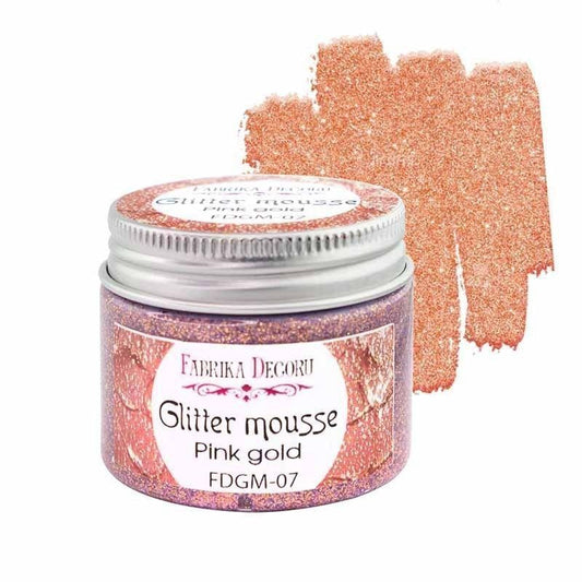 MOUSSE GLITTER COLOR PINK GOLD (50 ml)