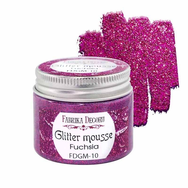 MOUSSE GLITTER COLOR FUCSIA (50 ml)