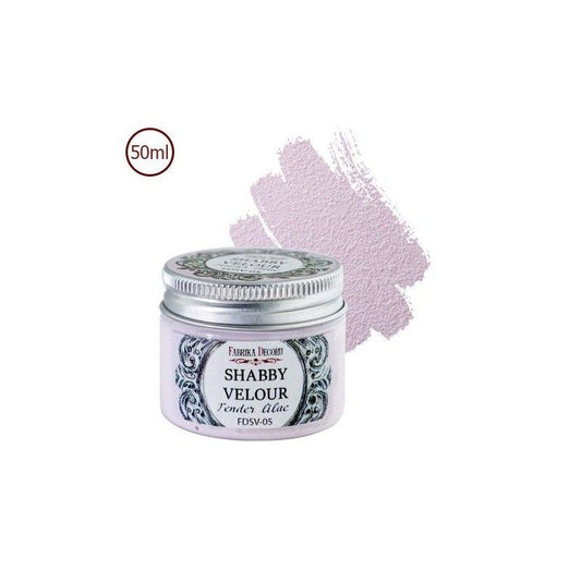 PINTURA SHABBY VELOUR COLOR TENDER LILAC (50 ml)