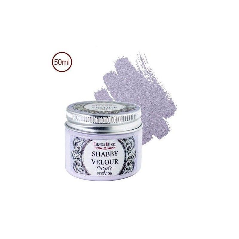 PINTURA SHABBY VELOUR COLOR PURPLE (50 ml)