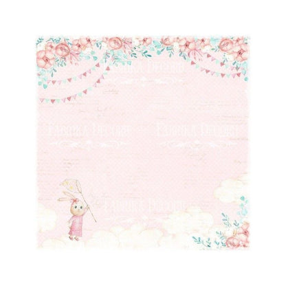 SET DE PAPELES DREAMY BABY GIRL (DOBLE CARA) 20 X 20 CM