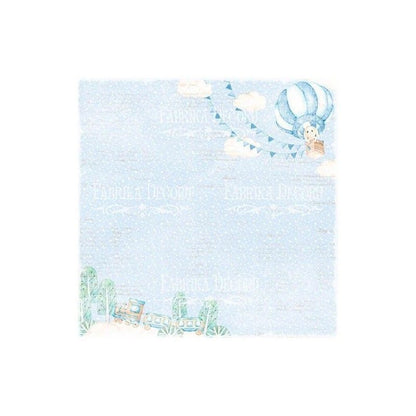 SET DE PAPELES DREAMY BABY BOY (DOBLE CARA) 30.5 X 30.5 CM