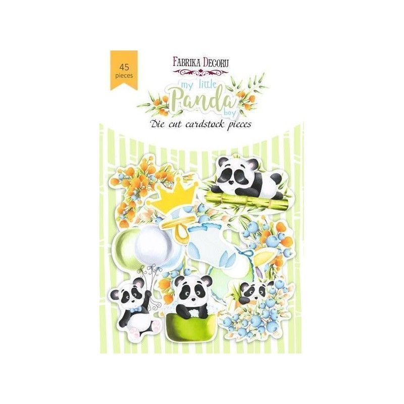 DIE CUTS MY LITTLE PANDA BOY (45 pcs)