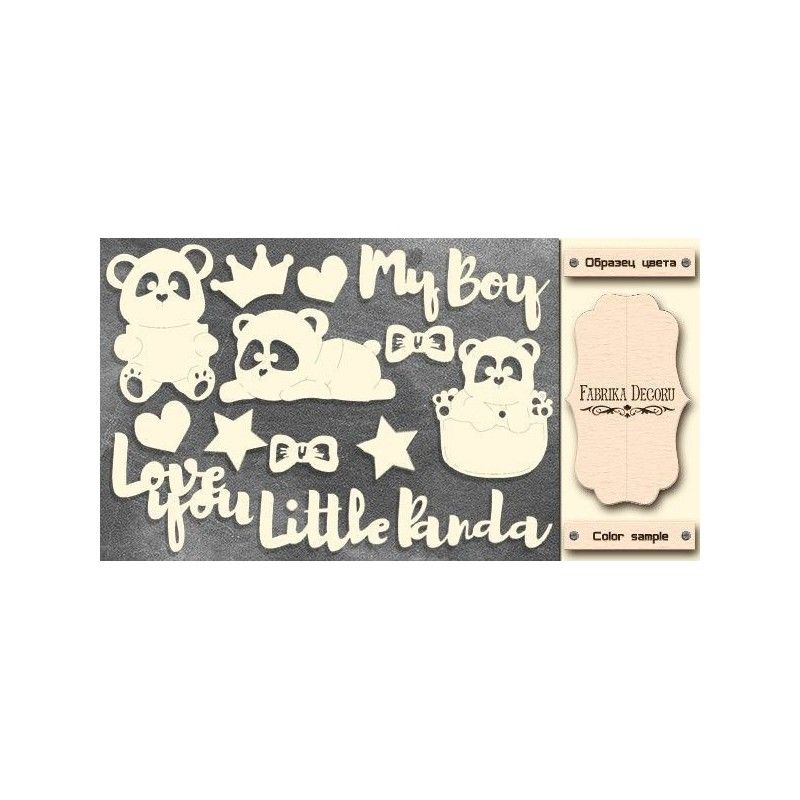 CHIPBOARD MY LITTLE PANDA BOY 1