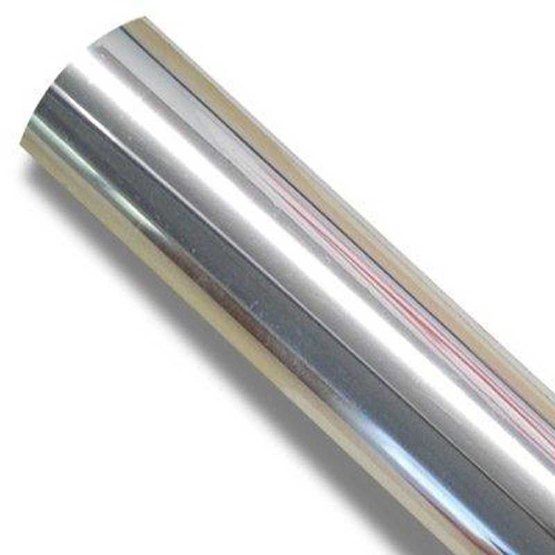 VINILO METALIZADO CROMO ESPEJO PLATA 30CM X 2 M