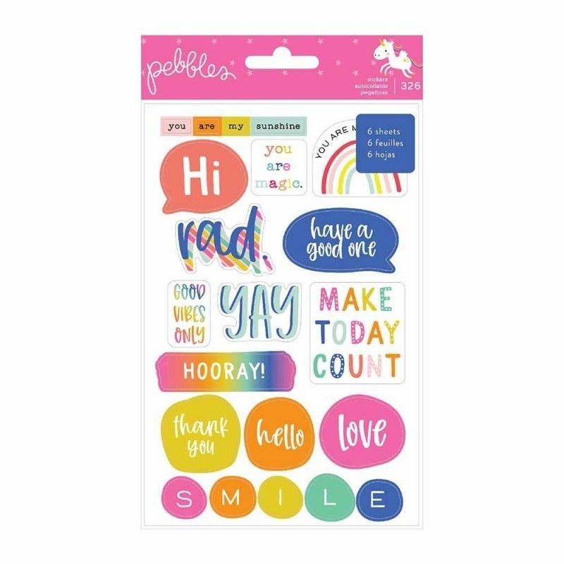 LIBRO DE STICKER LIVE LIFE HAPPY (326 PCS)