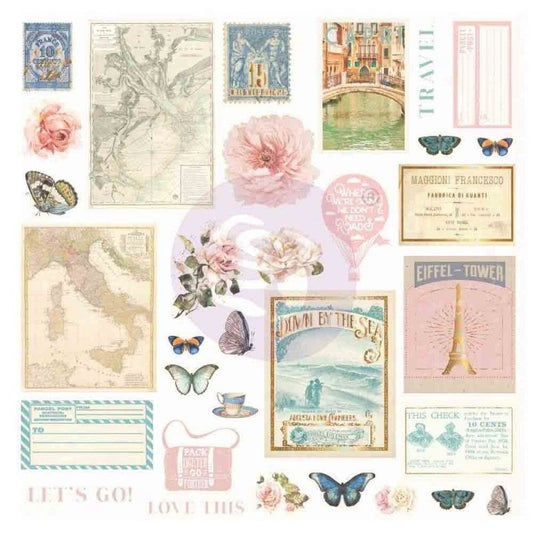 DIE CUTS EPHEMERA CAPRI (32 PCS)