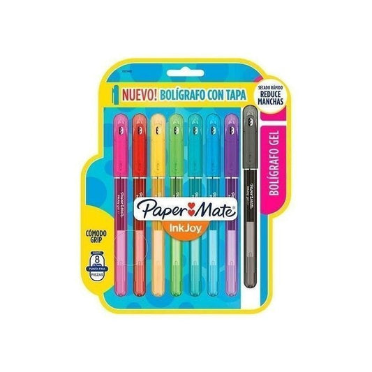 BOLIGRAFOS PAPER MATE INK JOY GEL (8 PCS)