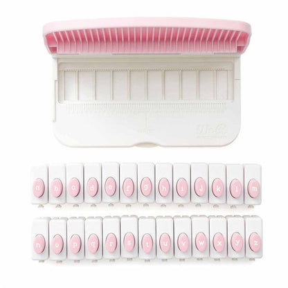 WORD PUNCH BOARD ROSA- ALFABETO EN MINUSCULAS