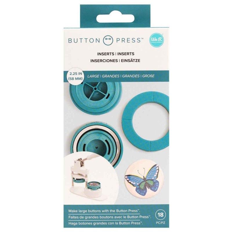 INSERTOS PARA BOTON GRANDE 58 mm BUTTON PRESS