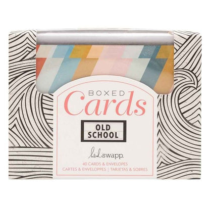 CAJA DE TARJETAS COLECCION OLD SCHOOL (40 TARJETAS Y 40 SOBRES)