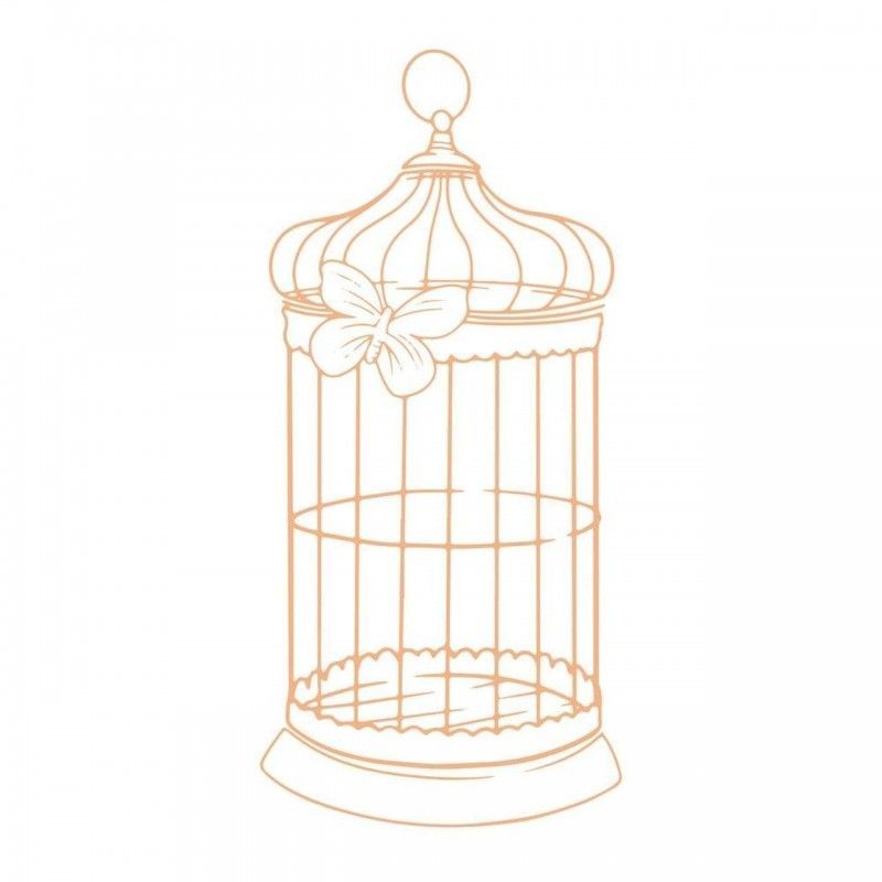 MINI SELLO JAULA PARA MARIPOSAS COLECCION MY SECRET LOVE